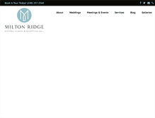 Tablet Screenshot of miltonridge.com